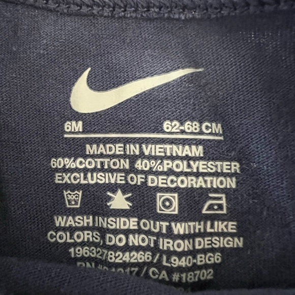 NWOT Set of 4 Nike onesies size 6 months - Picture 9 of 10